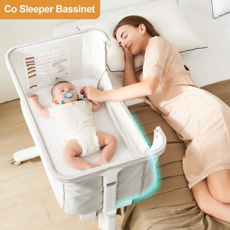 Electric best sale baby crib