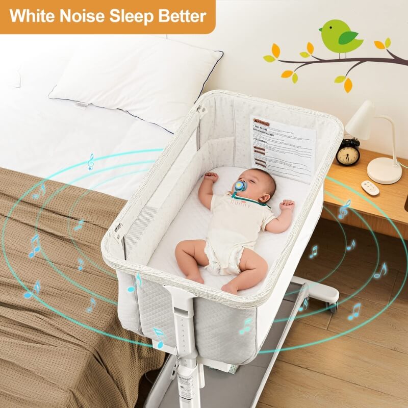 Portable Adjustable Electric Baby Crib Baby Bassinet Bedside Sleepe Hi Market