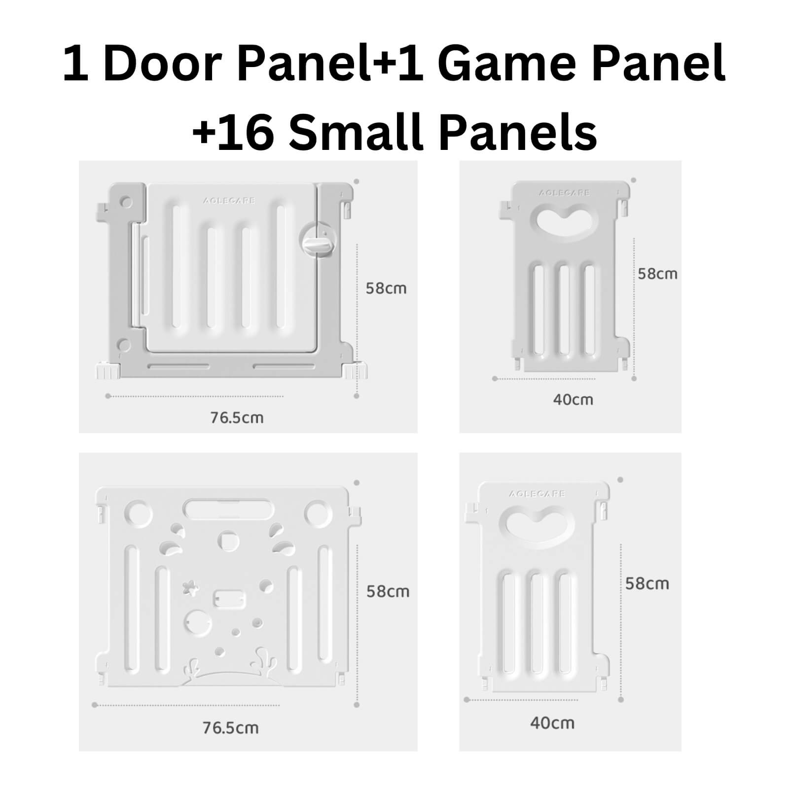 Baby-playpen-NZ-16+2 panels detail