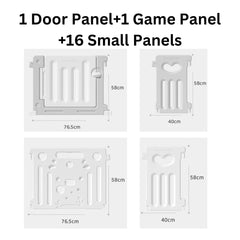 Baby-playpen-NZ-16+2 panels detail