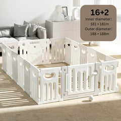 Baby-playpen-nz-grey-white-16-plus-2-panelspanels