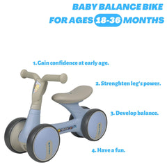 Baby Balance Bike 1006BD Purple