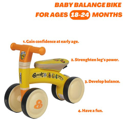 Kids Balance Bike 1011 Yellow