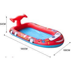 3-in-1 Fire Truck Inflatable Splash Pad